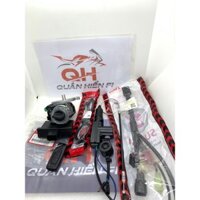 Bộ khóa smartkey SH Ý remote 2 nút K2S núm khóa không khoét yếm zin chính hãng full chức năng