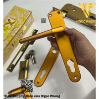 Bộ khoá tay gạt Fadex  cửa sắt - Ý Bộ khoá tay gạt cửa sắt hồi xưa