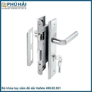 Bộ khóa tay nắm đế dài kiểu J Hafele 499.62.501