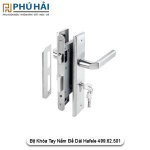 Bộ khóa tay nắm đế dài kiểu J Hafele 499.62.501