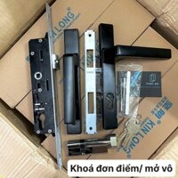 Bộ khoá thay thế cho khóa KinLong cửa nhôm xingfa, Khoá tay gạt, Khoá cửa thông phòng khoá phòng trọ