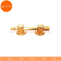 Bộ khóa trùy đồng, then cài cửa bằng đồng Elupo