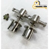 Bộ khóa truỳ inox, khóa đấm chùy inox 304, then trùy cài cửa, then cửa inox Ngôi sao, chốt cửa ngang inox