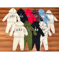 Bộ khoác nỉ baby Gap bé trai kéo khoá