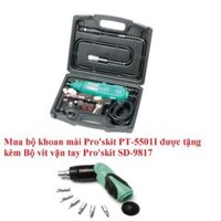 Bộ khoan mài Pro'skit PT-5501l tặng kèm bộ vít SD-9817