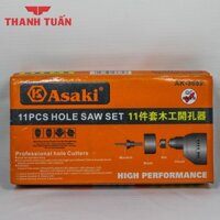 BỘ KHOÉT LỖ THẠCH CAO, GỖ ASAKI AK-3682