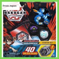 Bộ khởi đầu Bakugan Battle Brawlers với các sinh vật biến hình Aquos Piravian từ 6 tuổi trở lên.