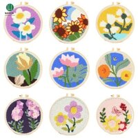 Bộ khởi động thêu WDFQW Bộ dụng cụ may vá dành cho người mới bắt đầu