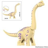 Bộ khối xây dựng khủng long kỷ Jura khổng lồ dành cho trẻ em – Các nhân vật Brachiosaurus, Tyrannosaurus, Velociraptor, Spinosaurus & Baryonyx cỡ lớn
