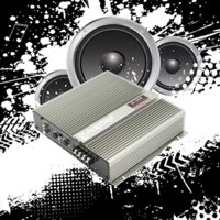 Bộ Khuếch Đại Âm Thanh Ô Tô Kỹ Thuật Số Q Pertor Car Amplifier N-368 2200W DSP 2 kênh lắp đặt sub gầm đôi