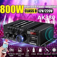 Bộ Khuếch Đại Âm Thanh Bluetooth 2 Kênh AK380 / AK370 800W / 400W