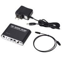Bộ khuếch đại chuyển đổi âm thanh Analog HD Bộ giải mã âm thanh 5.1 kênh SPDIF Đồng trục sang RCA DTS AC-3 Bộ khuếch đại kỹ thuật số quang học có phích cắm