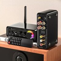 Bộ Khuếch Đại Công Suất Kỹ Thuật Số Amplifier Bluetooth Tích Hợp DSP Hỗ Trợ Đầu Vào RCA Coaxial Optical 6.5mm M19 BT