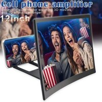 Bộ khuếch đại điện thoại di động màn hình cong 12 inch Bộ khuếch đại màn hình HD * AU [Honeymall.vn]