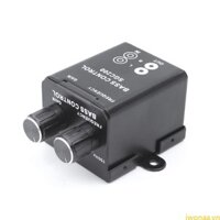 Bộ khuếch đại điều chỉnh ô tô IWO Loa siêu trầm Bass Bộ điều khiển cân bằng âm thanh nổi 4 RCA