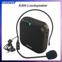 Bộ Khuếch Đại Giọng Nói Di Động Rolton K400 Bộ Khuếch Đại Loa Kèm Micro Có Dây Loa Phóng Thanh Giáo Viên MP3 Đài FM Đào Tạo