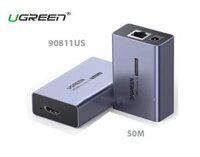 Bộ khuếch đại HDMI 50m Ugreen 90811US - Kéo dài HDMI 50M qua cáp mạng cat5/ cat6