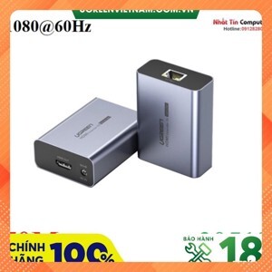 Bộ khuếch đại HDMI 70m qua cáp mạng Ugreen 20519