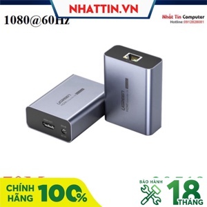 Bộ khuếch đại HDMI 70m qua cáp mạng Ugreen 20519