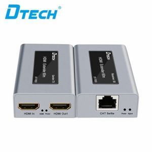 Bộ khuếch đại HDMI qua Lan 60m Dtech DT-7053