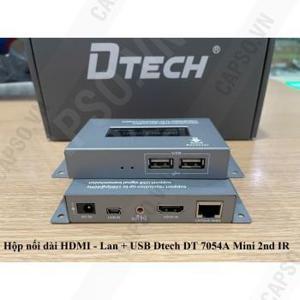 Bộ khuếch đại HDMI + USB qua cáp mạng 100M DT-7054A