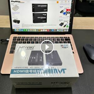 Bộ khuếch đại tín hiệu HDMI 100-120m - HDMI Extender MT-ED06. Nối dài cáp HDMI qua đường dây mạng