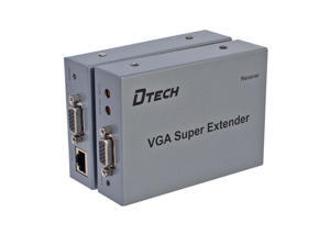 Bộ khuếch đại VGA 300M qua cáp mạng UTP CAT 5E/6 Dtech DT-7020B