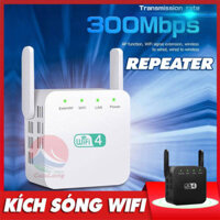 Bộ Khuếch Đại Wifi 300Mbps 2.4G Kích Sóng Khỏe Xa Hơn Anten Kép bộ thu phát chuyển tiếp wifi từ xa