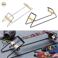 Bộ khung dệt hạt bằng thép không gỉ & gỗ để đan vòng tay DIY