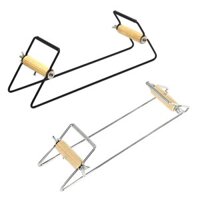 Bộ khung dệt hạt bằng thép không gỉ & gỗ để đan vòng tay DIY