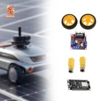 Bộ khung gầm ô tô Robot Simhoa Bộ bánh xe và động cơ Robot Bộ dụng cụ giáo dục cung cấp hiệu suất cao Đồ chơi Phụ kiện ô tô cho người lớn từ 16 tuổi trở lên