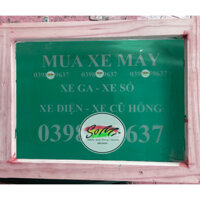 Bộ khung in lụa lên bề mặt Betong - xi măng - kim loại bao gồm mực in và dao gạt 20cm