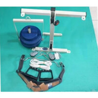 Bộ khung kéo cổ + kéo ròng rọc tập tay PN-BKCTN (gắn tường)