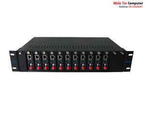 Bộ khung nguồn tập trung converter quang HL-2U14-2A cao cấp