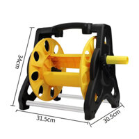 Bộ khung rulo hỗ trợ cuộn dây nước 35m, ống nước, vòi nước, dây bình bơm, dây điện và dây cáp