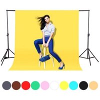 Bộ khung treo phông chữ U chụp ảnh kích thước 2mx2m1 chính hãng TIANRUI kèm phông nhiều màu (Tặng Kẹp Phông)