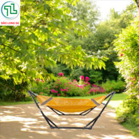 Bộ khung võng em bé xếp sơn tĩnh điện cao cấp (Bảo Long SG), võng dày dặn, chịu lực tải 120 kg