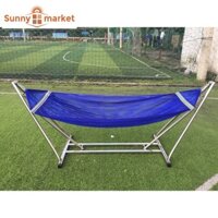 Bộ Khung võng xếp inox thang vuông loại tốt bao gồm khung và lưới loại dày nặng 1,5 kg