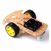 Bộ Khung Xe Robot 3 Bánh 1 Tầng Mica