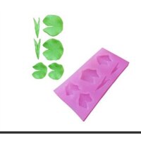 Bộ khuôn 6 lá sen thái - khuôn silicon làm bánh rau câu
