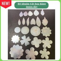 bộ khuôn cắt hoa lá cành bằng innox dành cho thợ may