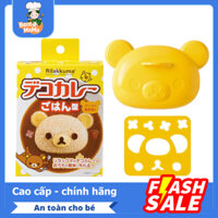 BỘ KHUÔN ÉP CƠM GẤU RILAKKUMA KÈM TẤM CẮT TRANG TRÍ