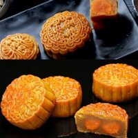 Bộ Khuôn Làm Bánh Trung Thu 250g + 6 Con Dấu Hình Hoa Tròn