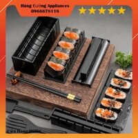 Bộ Khuôn Làm Cơm Cuộn Lá Rong Biển Kimbap [10 món] Dụng Cụ Làm Sushi Nhựa Cao Cấp