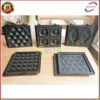 Bộ khuôn lẻ hình Donut gấu/ Cá/Trứng non cho máy nướng bánh Torsom