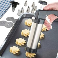 Bộ khuôn nhấn tạo hình bánh quy cookies 8 đui (Cookie press ).
