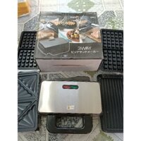 Bộ Khuôn Nướng Bánh Kẹp Và 2 Loại Bánh Khác Dùng Điện 100-110v