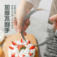 Bộ khuôn nướng bánh tart tròn bằng thép không gỉ 304, khuôn làm bánh mousse Pháp, bộ khuôn nướng gia đình, cấp thực phẩm AYAB