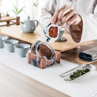 Bộ Khuôn Silicone Làm Đế Lót Ly Bằng Resin Epoxy DIY