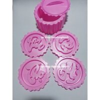 Bộ  Khuôn Xôi 4 chữ Phúc - Lộc - Thọ - Hỷ 13 cm NL